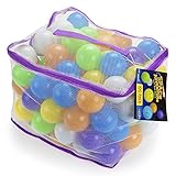 100プレミアムジャンボマルチカラースペースアドベンチャーソフトPit Balls – Includesメッシュケース