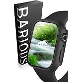 BARIOUS BARIGUARD3 for Apple Watch | 全面保護 防水 ケース Series 11 / 10 (46mm) 対応 硬度9Hガラス (マットブラック)