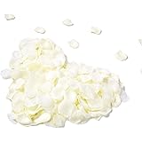 花びら 3000枚セット フラワーシャワー 薔薇 造花 プロポーズ 飾り 結婚式 ウエディング ２次会 誕生日 お祝い クリスマス パーティー用飾り(ホワイト 3000枚)