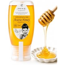 Amazon | 有機 アカシア 蜂蜜 非加熱 (500g) オーガニック 生はちみつ