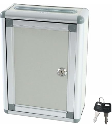 Amazon | コレクト 入札箱 ステンレス製 鍵付 M-511 | 番号札・荷札