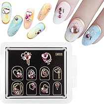 Amazon.co.jp: AnGalaxy ネイルシールピンクダイヤモンド DIY