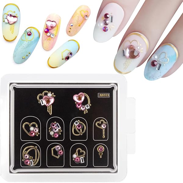 Amazon | AnGalaxy ネイルステッカー DIYネイルデカール 3D立体感