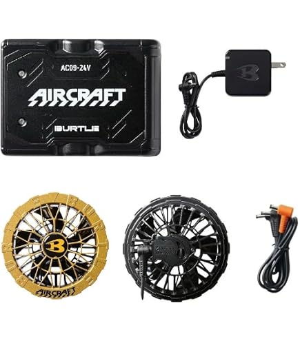 Amazon.co.jp: Burtle Aircraft Lithium-Ion Battery AC08+ Fan Unit