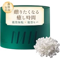 Amazon.co.jp: NAIA 能登ヒバ バスソルト [ ギフト 森林浴 入浴剤 温浴