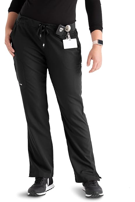 Barco One 5206 Midrise Cargo Pant Black 