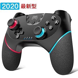 Switch コントローラー Maxku ワイヤレス Bluetooth スイッチ コントローラー 無線 高耐久ボタン…