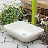 お庭のガーデンパン　「スクエアパン」　水鉢　水受け