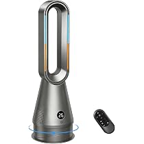 Amazon | タワーファン【2026革新冷暖兼用・1台6役・羽根なし扇風機