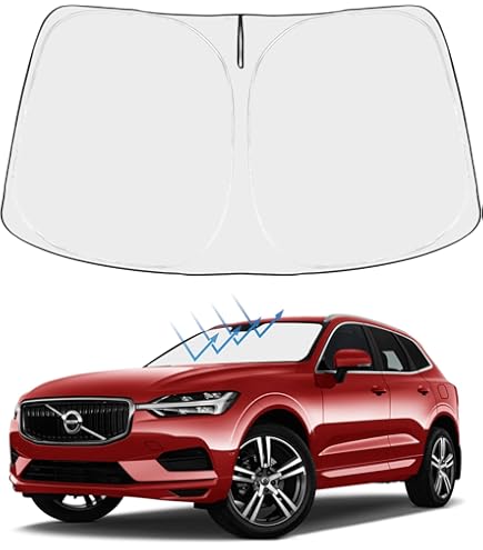 Custom Window Shades For Volvo XC60 2018-2024 - 8PC Sun Shade Set For UV & Privacy Protection