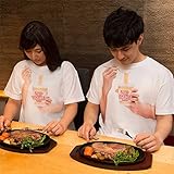 トップトピックTシャツ:食べるヌードル、カップルモデル、白 CUP NOODLE (XLコード(180))