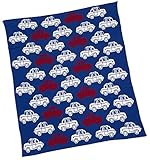 merben international Car Cotton Kid Blanket 30 x 40 Blue [並行輸入品]