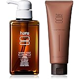 haru(ハル) エアヴェールジェルカラー（ダークブラウン）170g 単品 ＋ kurokamiスカルプ（オリジナル） 400ml（約2ヶ月分）単品 白髪ケア2点セット 白髪染め オールインワンシャンプー ヘアカラー