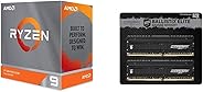AMD Ryzen 9 3950X, without cooler 3.8GHz 16コア / 32スレッド 【国内正規代理店品】100-100000051WOF + CFD販売 デスクトップPC用ゲーミングメモリ Ballistix Elite 