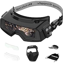 Amazon | Asyoubuy 溶接メガネ 溶接ゴーグル 溶接面 自動遮光 超