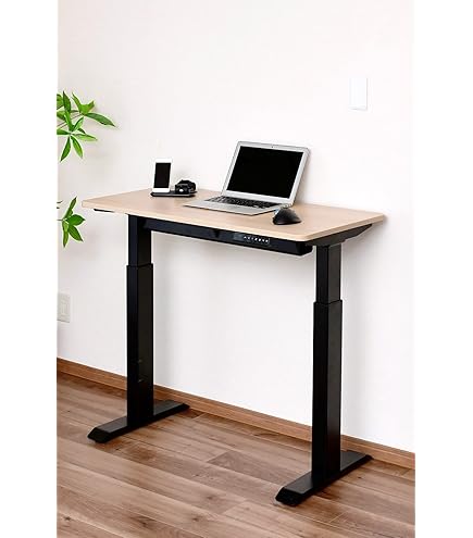 Amazon.co.jp: [山善] 電動昇降デスク スリム 昇降式 幅100×奥行50×高