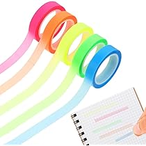 Amazon.co.jp: EsiFare 付箋細い 【5グループ】付箋フィルム 付箋