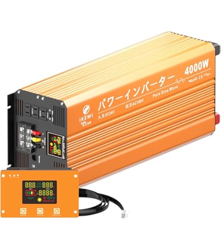 Amazon.co.jp: 電菱(DENRYO):正弦波インバータ SPシリーズ SP-3000-148
