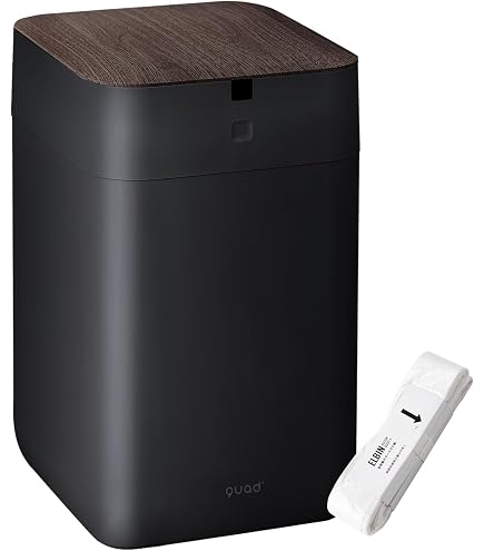 Amazon.co.jp: QUADS(クワッズ) 全自動スマートゴミ箱 ELBIN エルビン