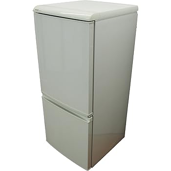 SHARPシャープ 135L 2ドア冷蔵庫 SJ-614-W 右開き ホワイト