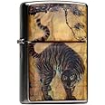 螺鈿細工 金弘道の「松の下の虎」 オシャレなライター ZIPPO(ジッポー)オイルライター フリントライター ハンドメイド