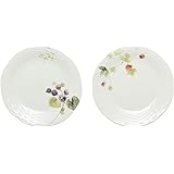 NARUMI(ナルミ) プレート 皿 セット ルーシーガーデン 径20cm 2枚セット 電子レンジ温め 食洗機対応 96011-23066P