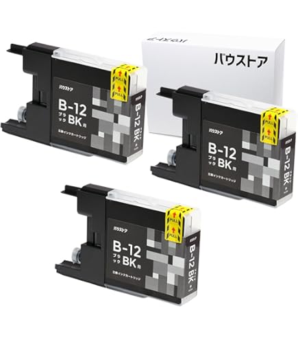 Amazon.co.jp: ブラザー brother LC12 4個セット 互換インク