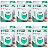 【まとめ買い】GUM(ガム)・デンタルフロス (ワックス) 40m【×6個】