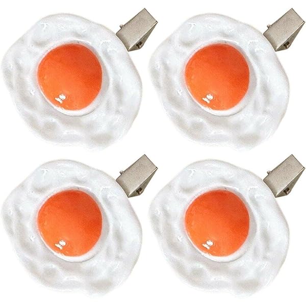 Amazon.co.jp: 目玉焼きヘアピンかわいい目玉焼きヘアピン : ビューティー