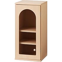 ベルメゾン　組立品　キャビネット　ガラス扉　ウォールナット　幅110cm 楽天市場】キャビネット ガラス扉 おしゃれ 木製 3段 幅60