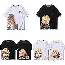 Amazon.co.jp: ヴァイオレット・エヴァーガーデン Tシャツ