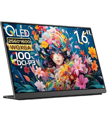 Amazon.co.jp: UWH 16 インチ QHD モバイルモニター 2560×1600 144Hz