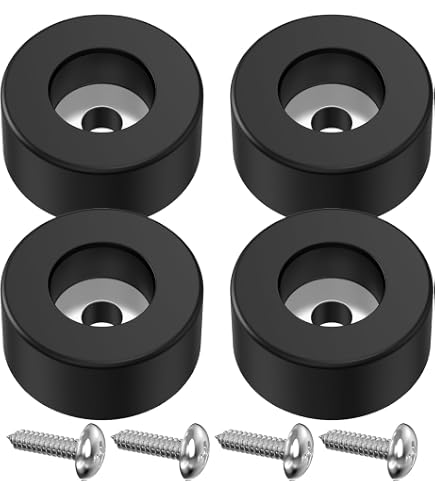 QYR Gummifüße 4er Set – Passend Für Briggs & Stratton 192310GS, Hochdruckreiniger, Kompressoren, 3,8 Cm Durchmesser