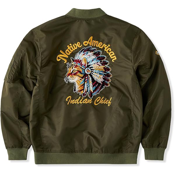 【現行モデル・美品】　Karaku　 背面刺繍　ワッペン　フライトジャケット 現行モデル・美品】Karakubuy 背面刺繍 ワッペン フライトジャケット