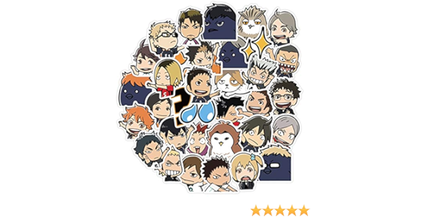 公式通販 ノートパソコン貼り ハイキュー ５０枚ステッカー 個性爆発 防水 1038de55 未着用品 Cfscr Com