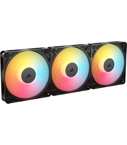 CORSAIR iCUE Link LX120-R RGB 120mm PWM Reverse Fans – Triple Fan