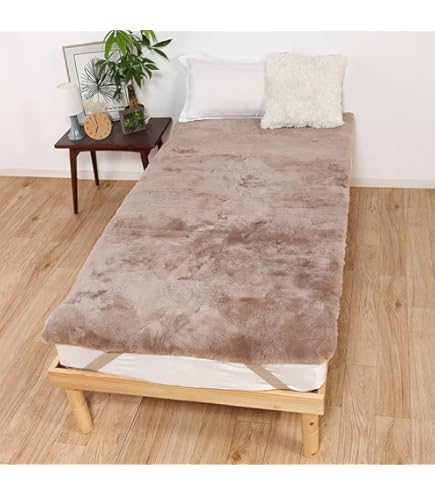 Amazon | 【日本製】スーパームートン敷パッド セミダブルサイズ