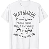 Miracle Worker, light in this world John 3:16 Christian Tシャツ
