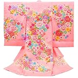 (キステ)Kisste お宮参り 産着 女の子 ＜お宮参りきもの＞ 正絹 ＜ピンク／毬＞ 8-7-00014