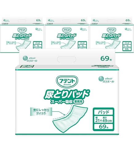 Amazon.co.jp: 大王製紙 アテント 安心パッド スーパー吸収 54枚 (6