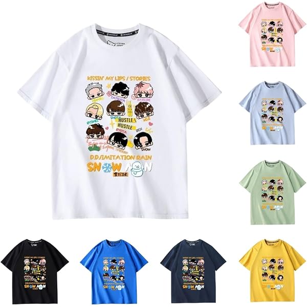 Amazon.co.jp: SnowMan Tシャツ(肖像ver.) 5th Anniversary Snow World