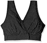 ローズマダム(Rosemadame) 出産準備品 産後すぐから使える 綿100% 授乳ママブラ ブラック×オフドット Mサイズ 112-6384-01