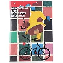 Amazon.co.jp: スクエア くまのがっこう 手帳 2025年 A6 マンスリー