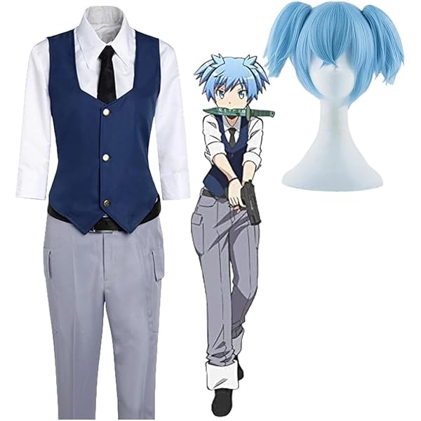 暗殺教室 潮田渚 コスプレ 制服 ウィッグ フルセット Amazon.co.jp: 暗殺教室 潮田渚 コスプレ 制服 ウィッグ付き 大人用