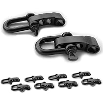 thumbnail image 2 of 10 Sets Stainless Steel Bow Shackles - U-Shape D Buckles For Paracord Bracelets & Outdoor Gear 2 of 14