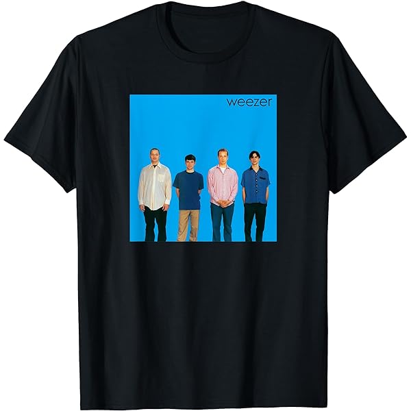 Amazon | Weezer ブルーアルバム Tシャツ | Tシャツ・カットソー