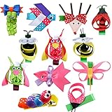 lclhb 12パックAssorted Grosgrain Ribbon Hair Bows for Little Girls幼児用子供用 カラー: マルチカラー