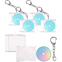 Amazon.co.jp: [eREC] NFC CD型キーホルダー《透明ケース付き》 2個・5