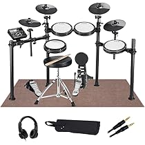 Amazon | Donner DED-200X マット付き自宅練習8点セット 電子ドラム 4