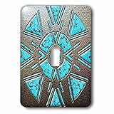 3dRose lsp_108088_1 Designer One of A Kind Native American Art Single Toggle Switch